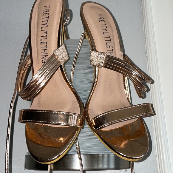 Rose Gold Sandals by Pretty Little Thing - Picture 10 of 10